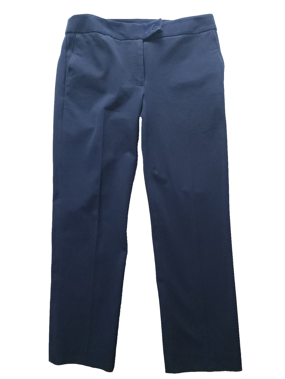 Jones New York Signature 4 Navy Cotton Blend Pants Size 4